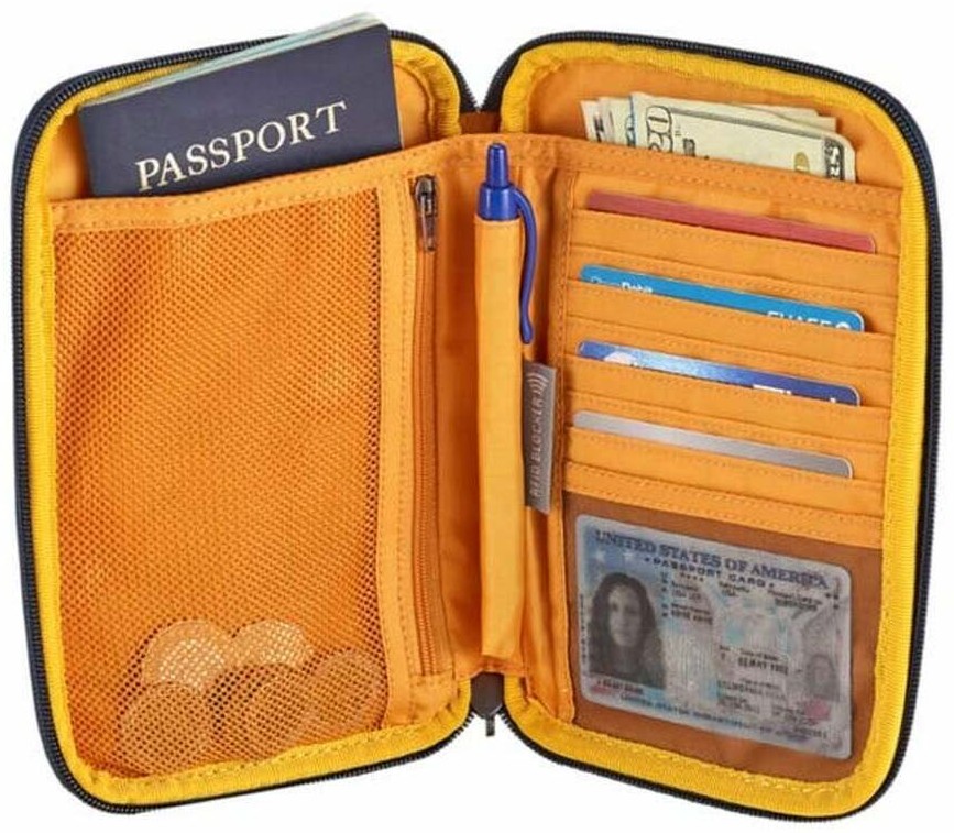 Eagle Creek RFID Travel Zip Organizer Passport Wallet