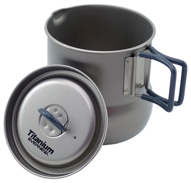 Evernew Titanium Tea Pot Ultralight Camping Kettle Pot
