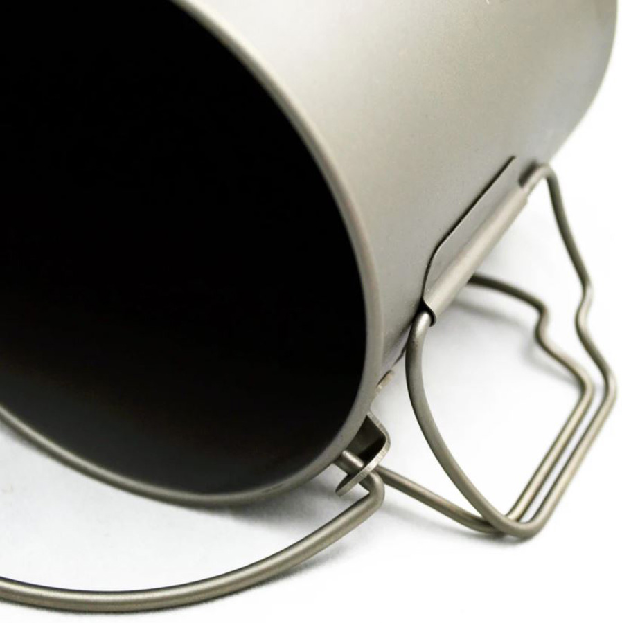 Toaks Titanium Pot with Bail Handle Ultralight Camping Cookware