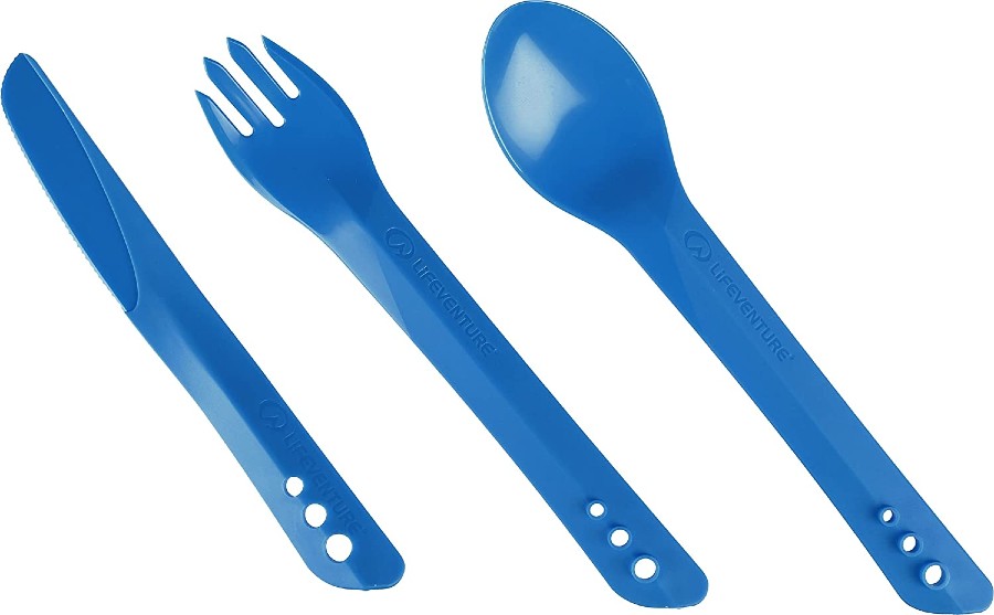 Lifeventure Ellipse Cutlery Set Compact Travel Cutlery
