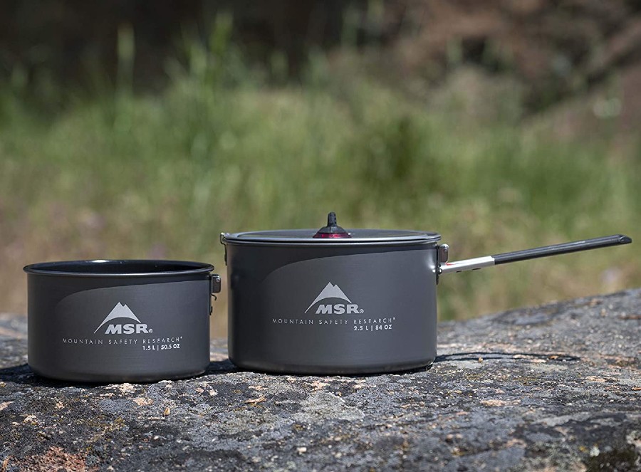 MSR Ceramic 2-Pot Set Compact Camping Cookware