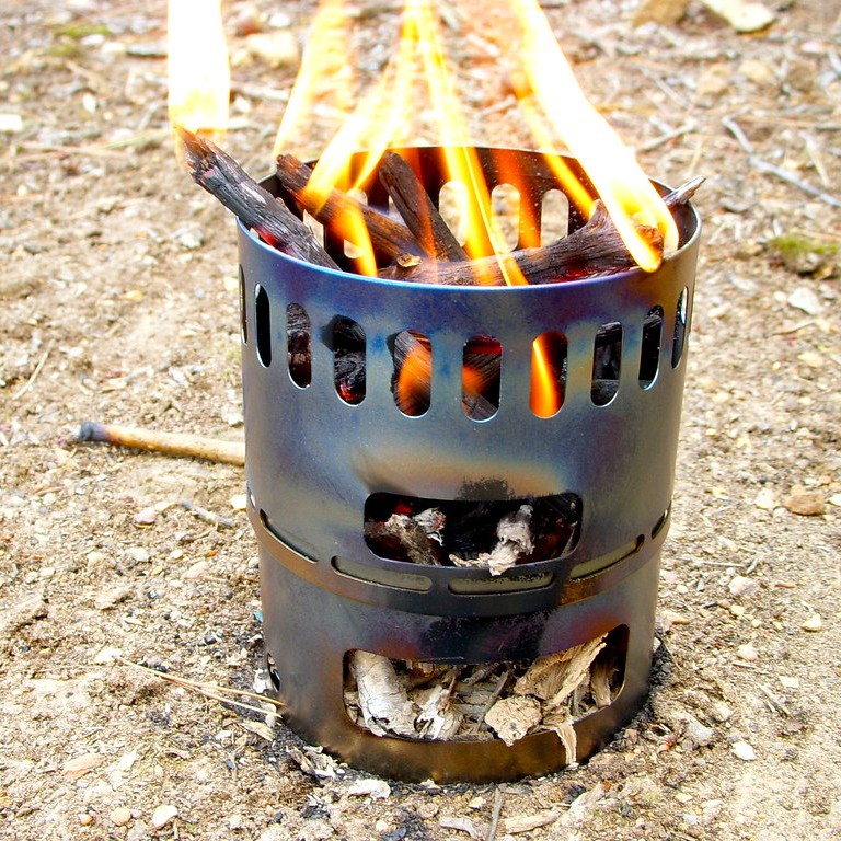 Evernew Titanium DX Stand Lightweight Wood Burning Stove