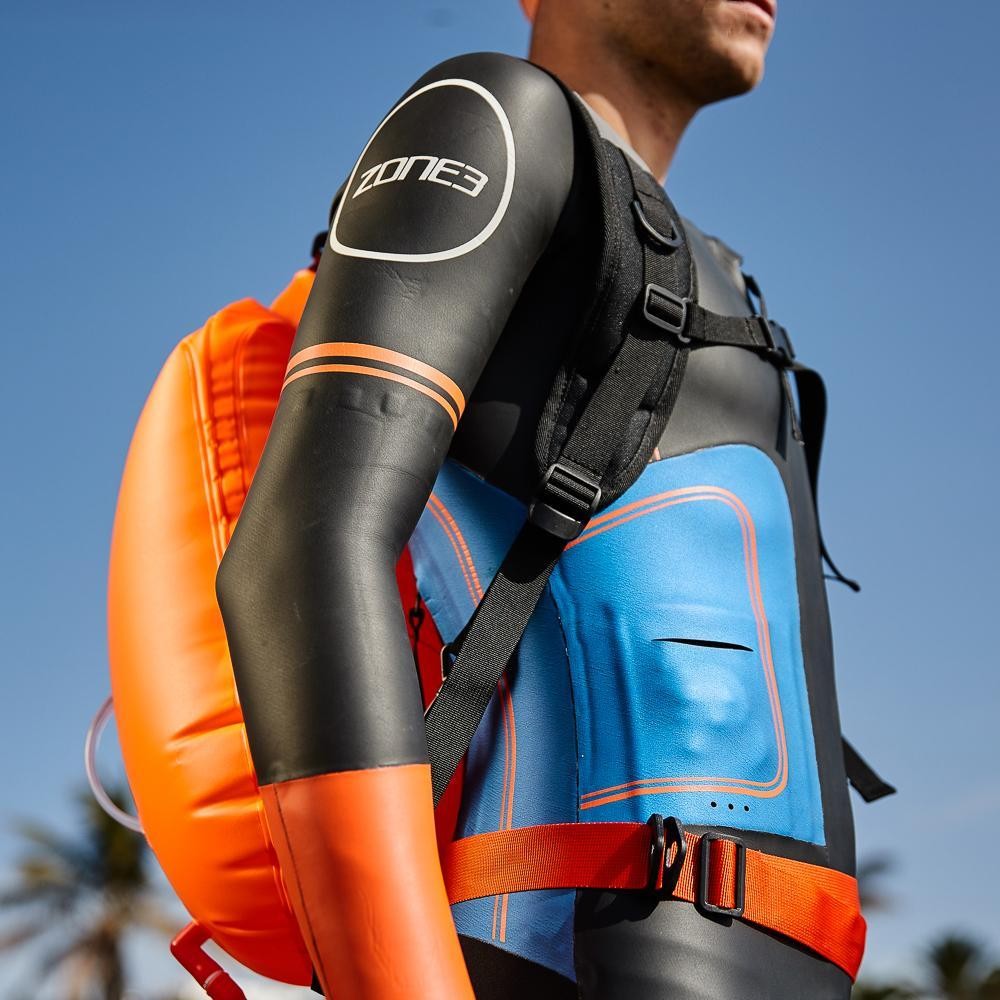 Zone3 Backpack Swim Safety Buoy 28  Tow Float Dry Bag