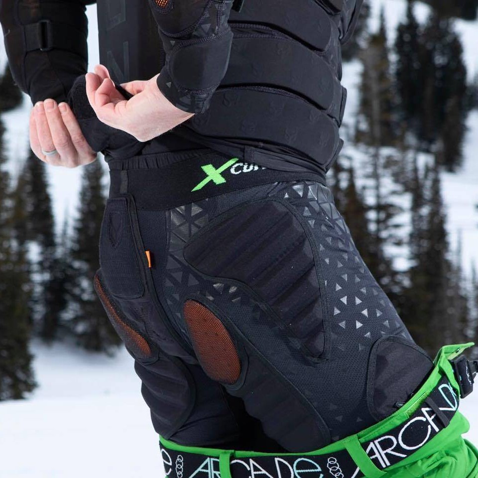 Demon Flex Force X D3O X2 Ski/Snowboard Impact Shorts